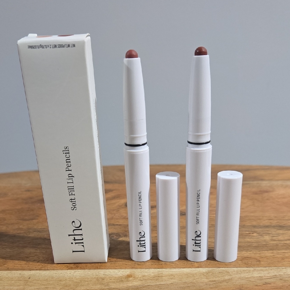Lithe Soft Fill Lip Pencil Set- Dusk & Scarlet NEW